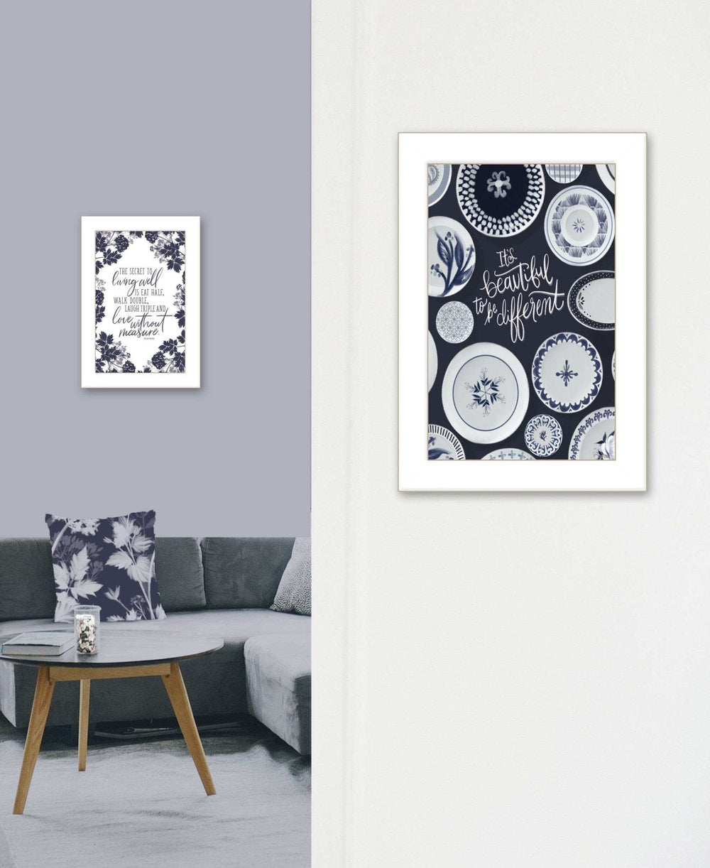 Set Of Two The Secret Beauty White Framed Print Wall Art - Homeroots - Flyclothing LLC