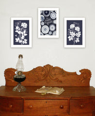 Set Of Three Its Beautiful to Be Different White Framed Print Wall Art