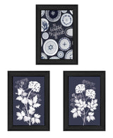 Set Of Three Its Beautiful to Be Different Black Framed Print Wall Art - Homeroots - Flyclothing LLC