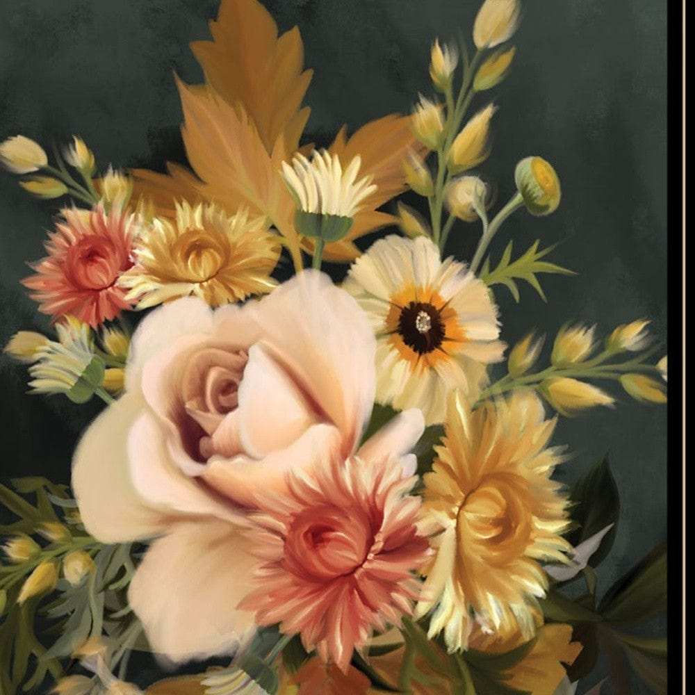 Set Of Three Romantic Autumn Black Framed Print Wall Art - Homeroots - Flyclothing LLC