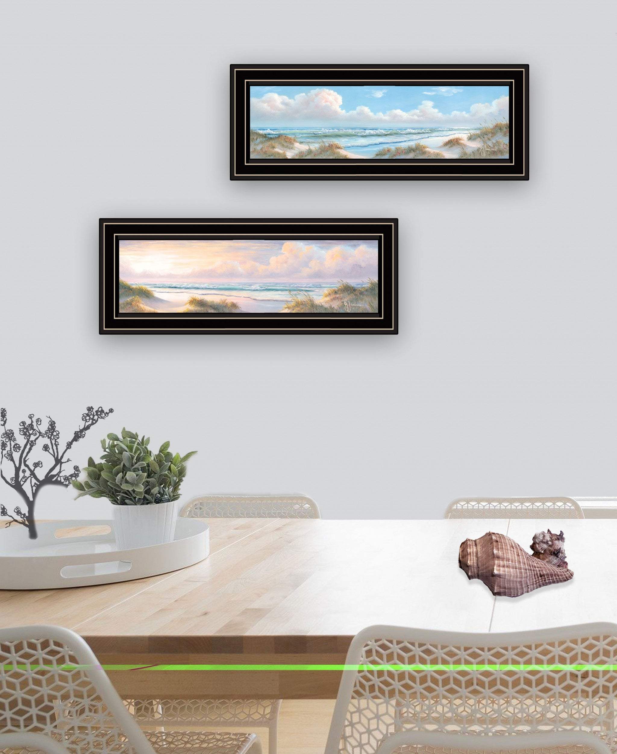 Set Of Two Nautical Boat 2 Black Framed Print Wall Art - Homeroots - Flyclothing LLC