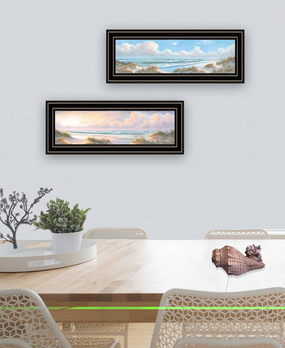 Set Of Two Nautical Boat 2 Black Framed Print Wall Art - Homeroots - Flyclothing LLC