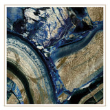 Set Of Three Deep Blue 2 White Framed Print Wall Art - Homeroots - Flyclothing LLC