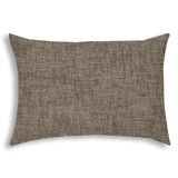 14" X 20" Taupe Indoor Outdoor Throw Pillow