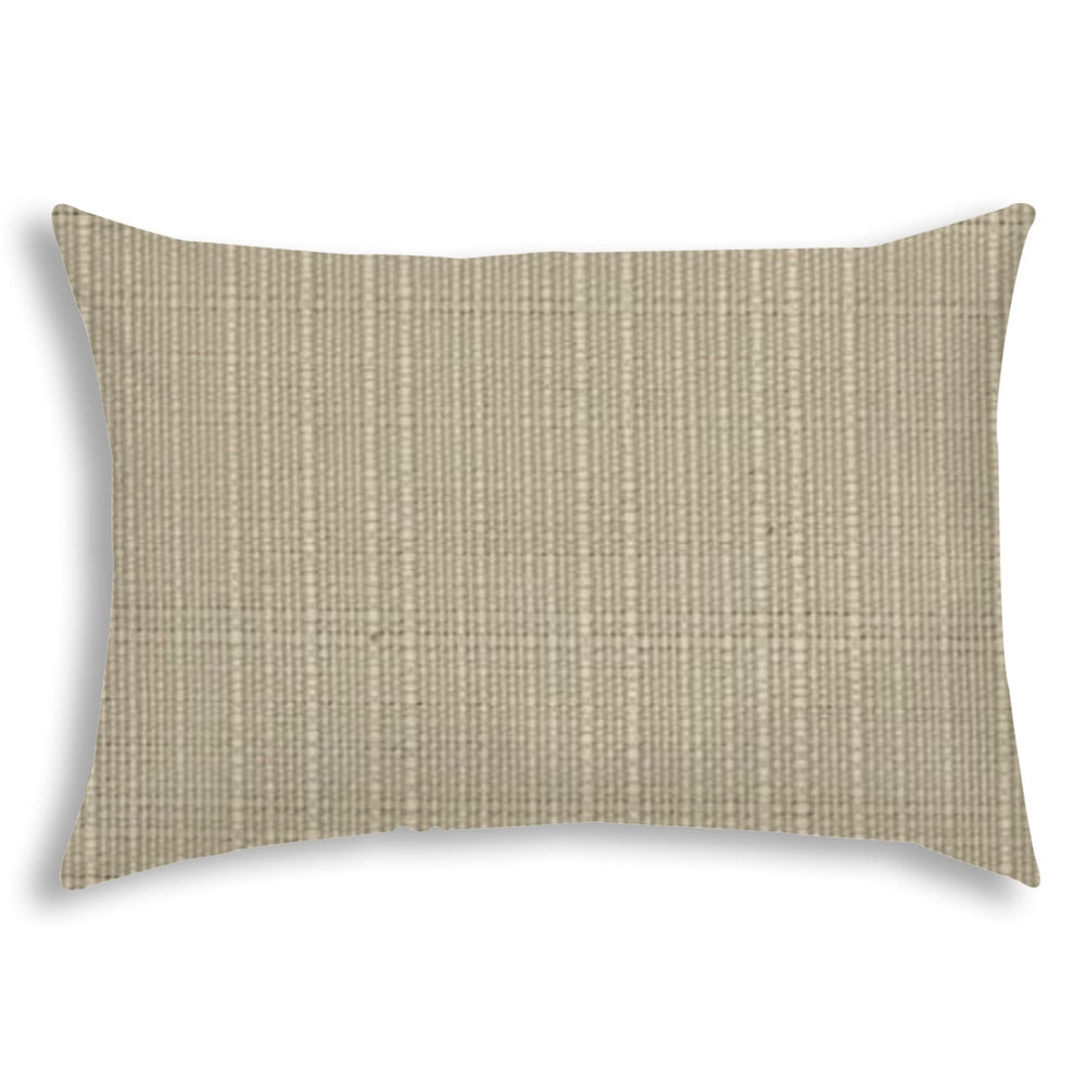 14" X 20" Brown Indoor Outdoor Throw Pillow With Texture - Homeroots - Flyclothing LLC