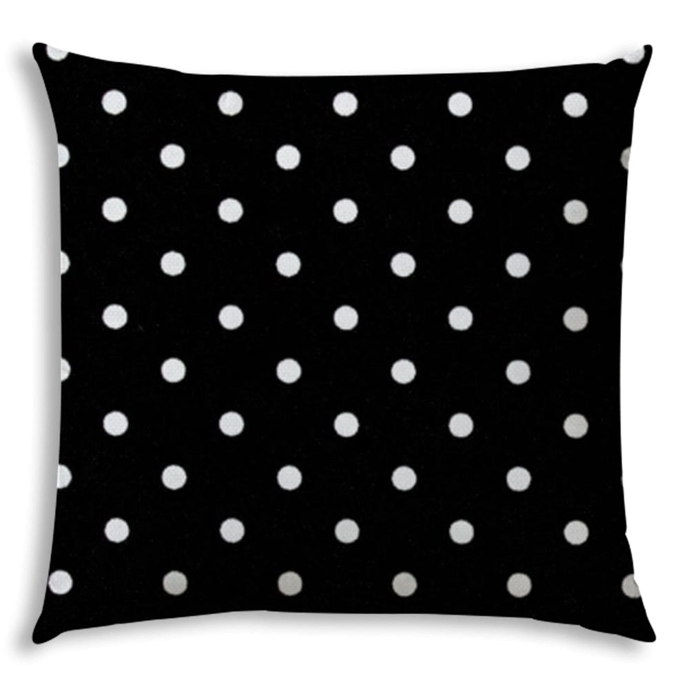 17" Black and White Dots Indoor Outdoor - Homeroots - Flyclothing LLC