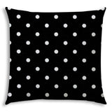 17" Black and White Dots Indoor Outdoor - Homeroots