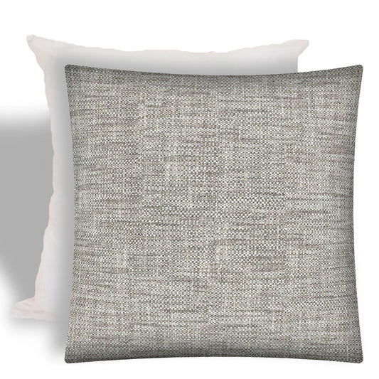 17" X 17" Brown And Espresso Zippered Solid Color Throw Indoor Outdoor Pillow - Homeroots