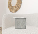 17" X 17" Brown And Espresso Zippered Solid Color Throw Indoor Outdoor Pillow - Homeroots