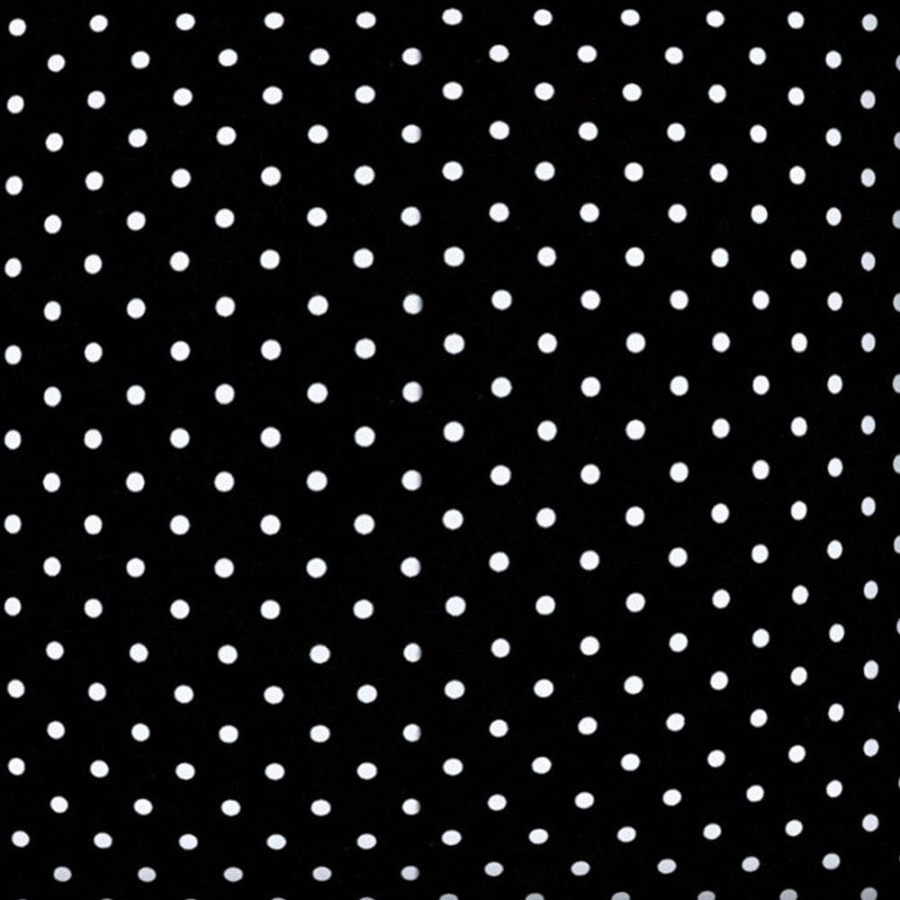 17" X 17" Black And White Zippered Polka Dots Throw Indoor Outdoor Pillow - Homeroots - Flyclothing LLC