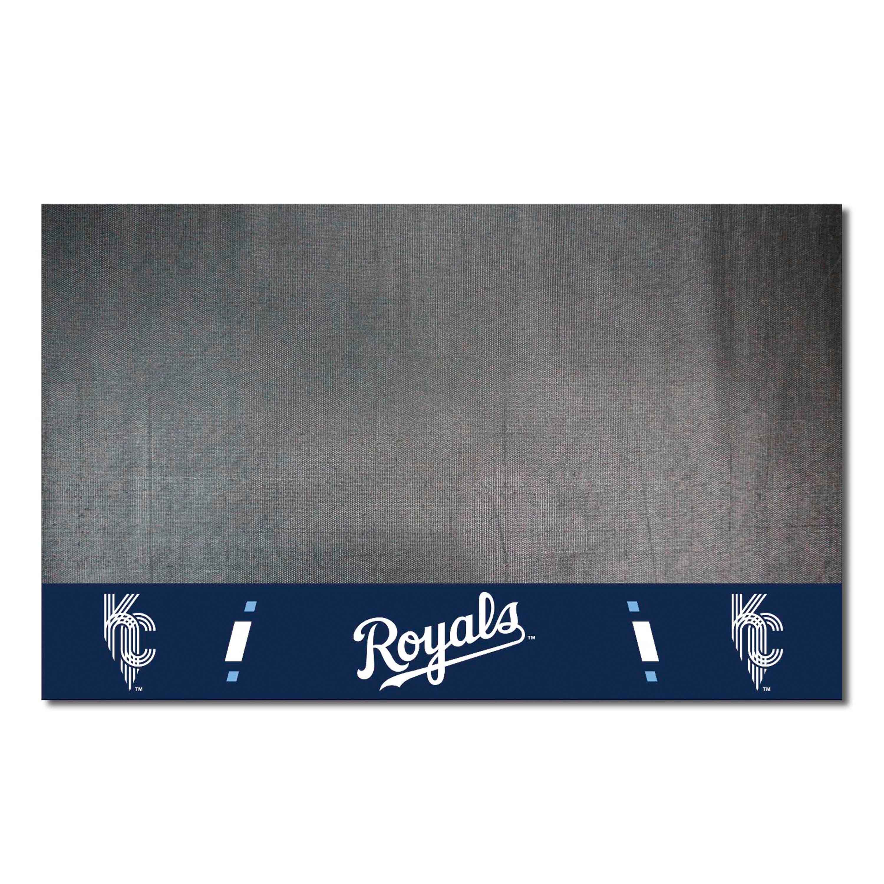Kansas City Royals Vinyl Grill Mat - 26in. x 42in. - Kansas City Royals