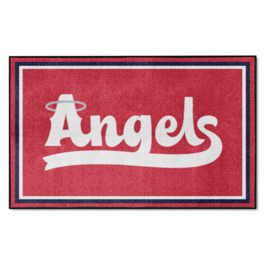 Los Angeles Angels 4ft. x 6ft. Plush Area Rug - Los Angeles Angels