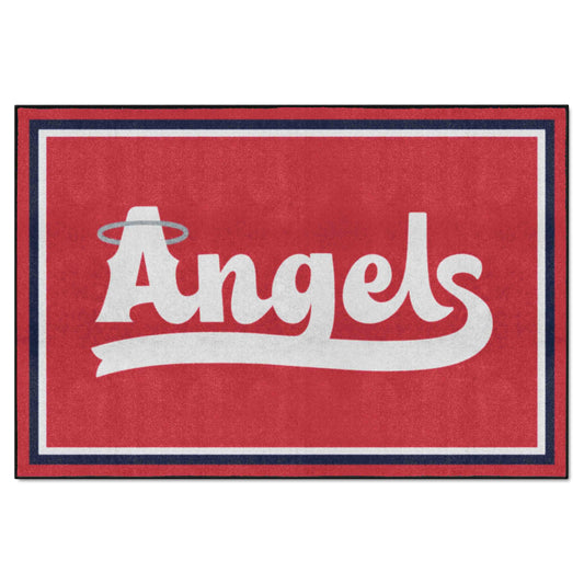 Los Angeles Angels 5ft. x 8 ft. Plush Area Rug - Los Angeles Angels
