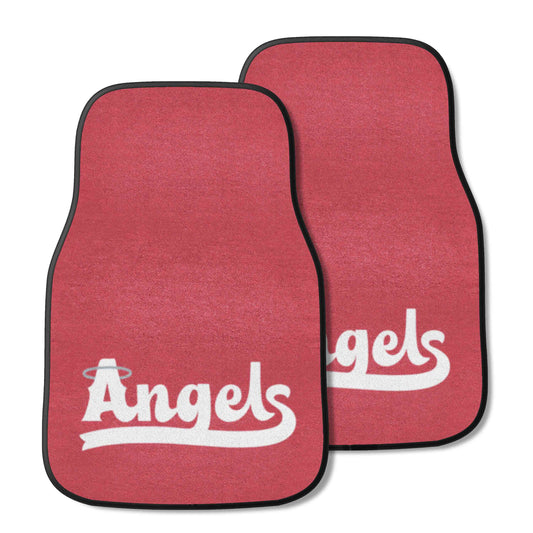 Los Angeles Angels Front Carpet Car Mat Set - 2 Pieces - Los Angeles Angels