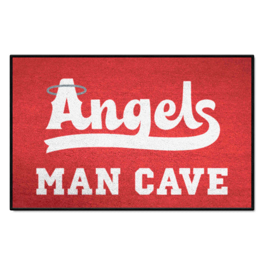 Los Angeles Angels Man Cave Starter Mat Accent Rug - 19in. x 30in. - Los Angeles Angels
