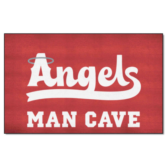 Los Angeles Angels Man Cave Ulti-Mat Rug - 5ft. x 8ft. - Los Angeles Angels