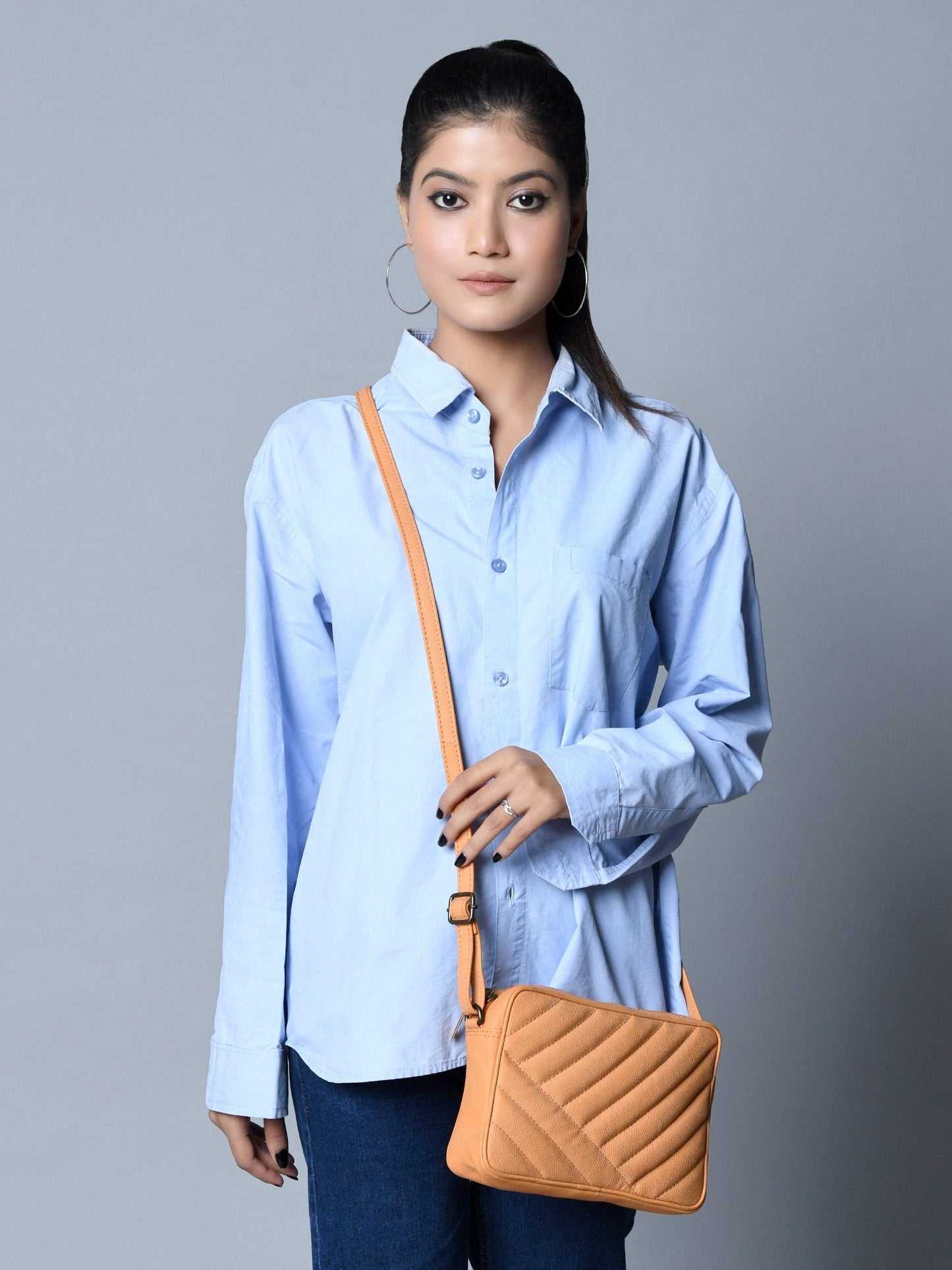 Mini Cute Quilted Crossbody Bag - Classy Leather Bags - Flyclothing LLC