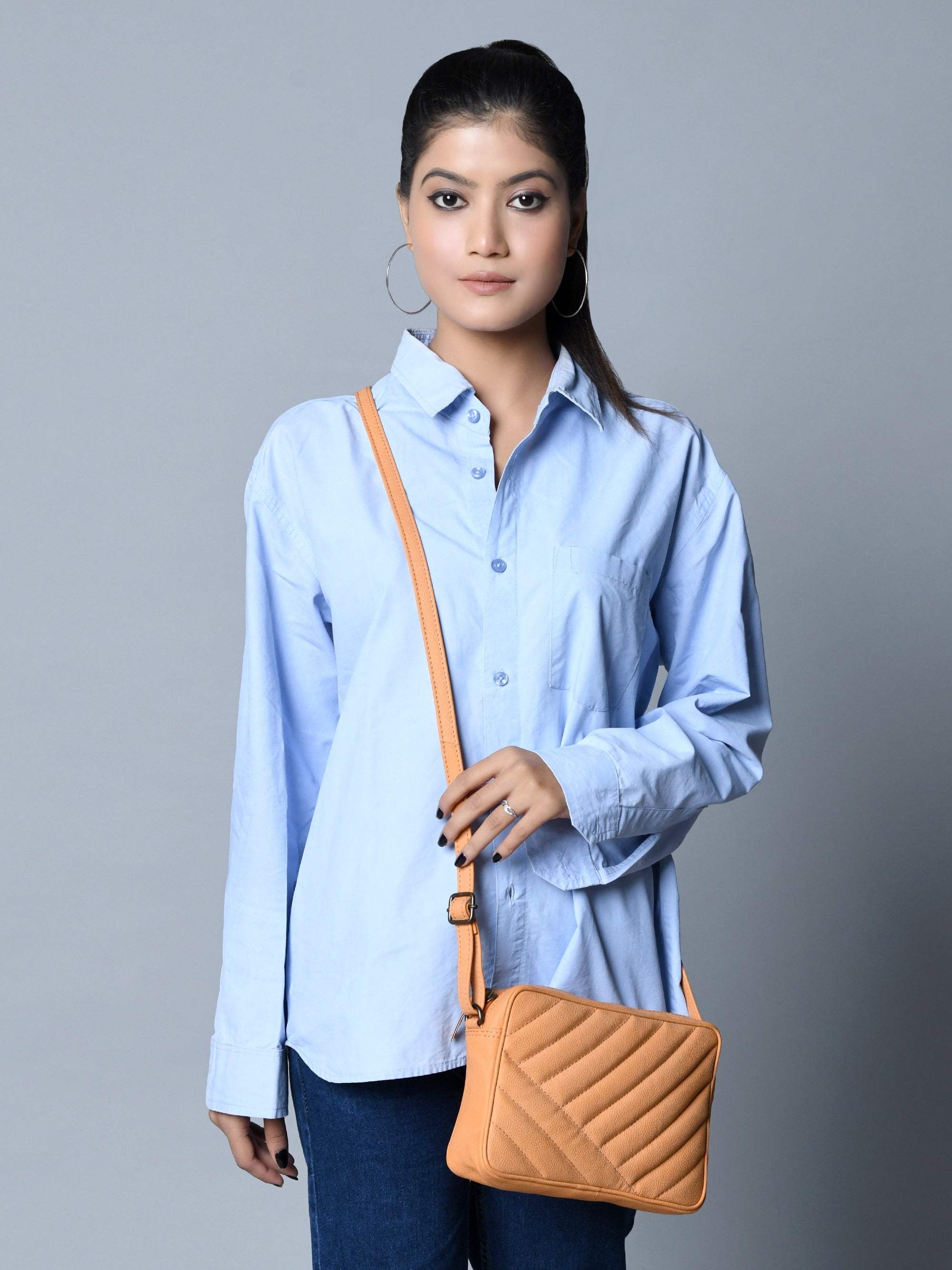 Mini Cute Quilted Crossbody Bag - Classy Leather Bags - Flyclothing LLC
