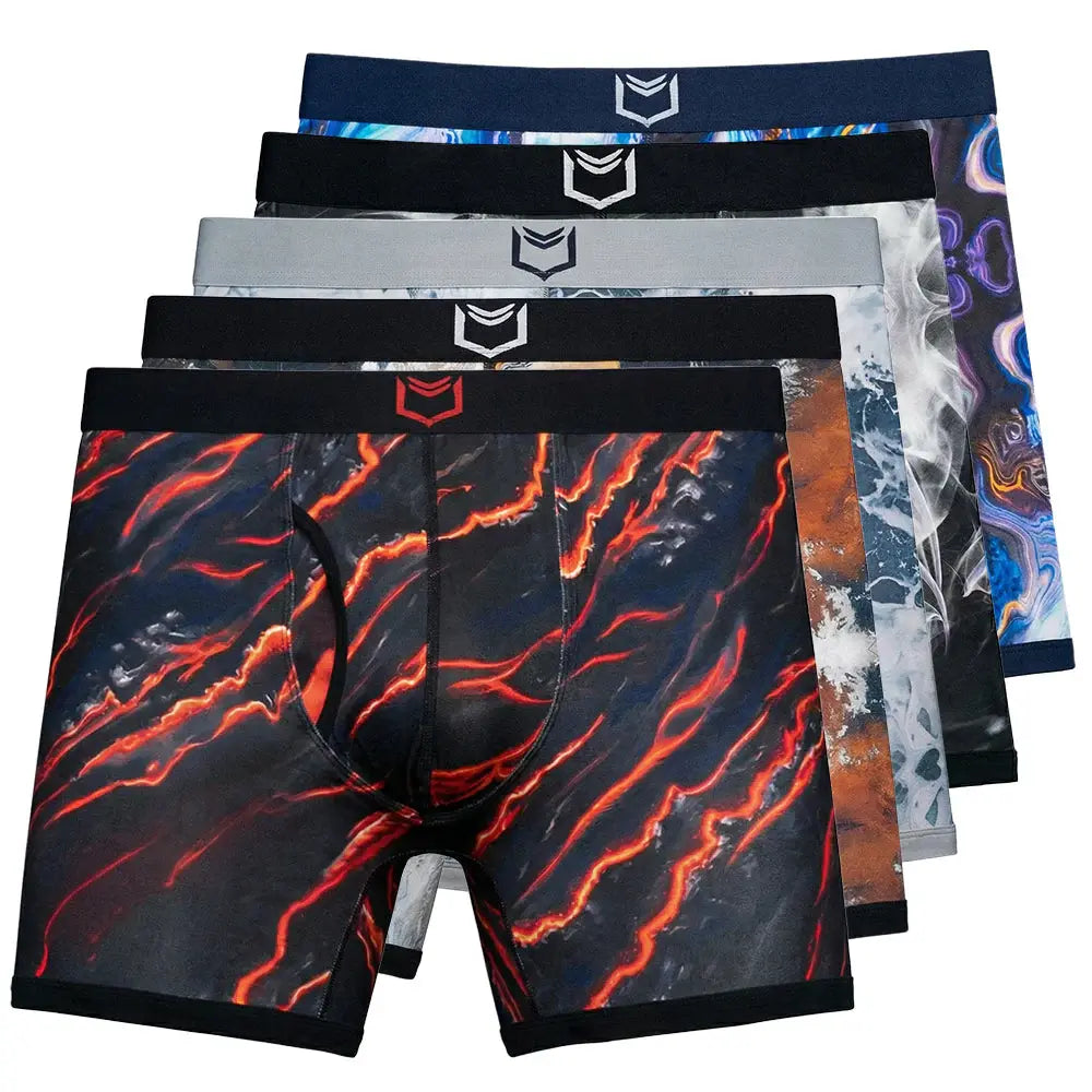 SHEATH 4.0 Bamboo Elements Men's Pouch Boxer Brief 5" (5 Pack) - SHEATH UNDERWEAR - Flyclothing LLC