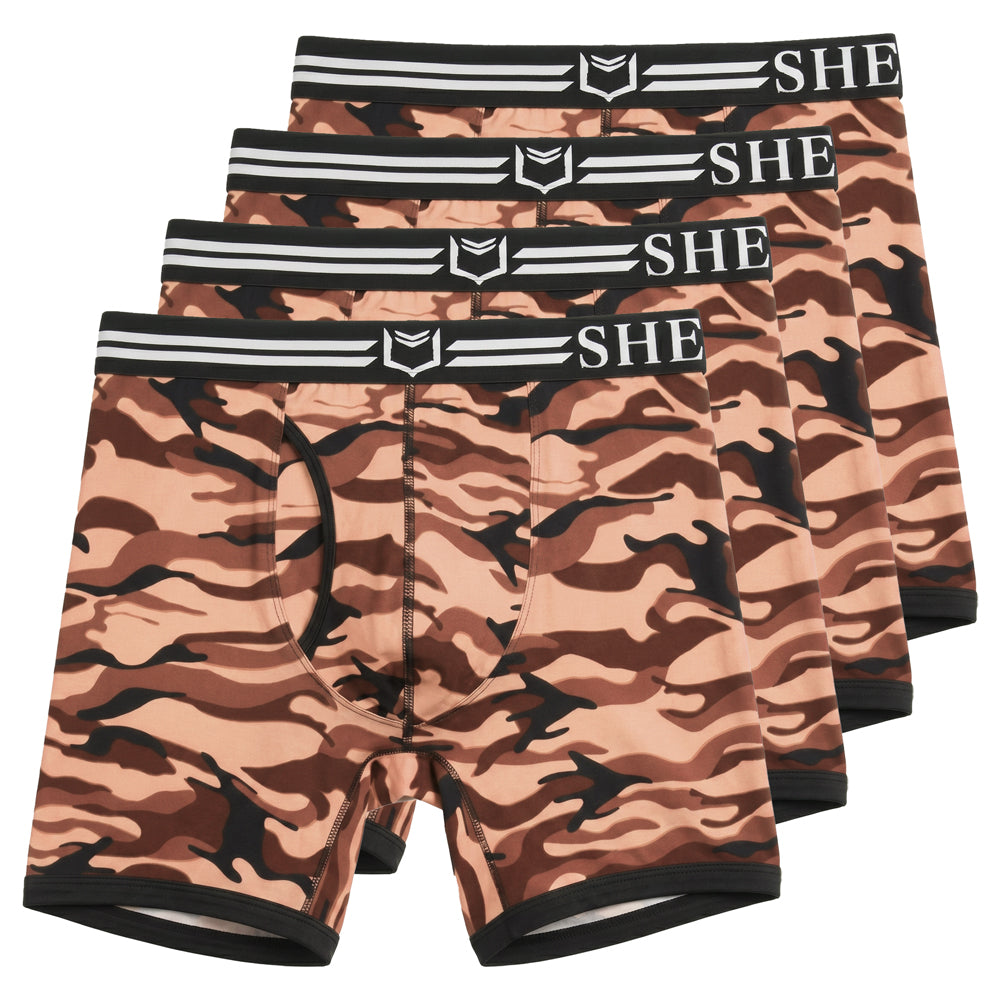 4.0 Polyester 5" Boxer Brief 5" - Zen Pouch™ Duo (4 Pack)