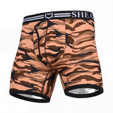 SHEATH 4.0 Polyester Camo Men's Pouch Boxer Brief 5" (4 Pack)