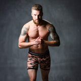 SHEATH 4.0 Polyester Camo Men's Pouch Boxer Brief 5" - SHEATH UNDERWEAR - Flyclothing LLC