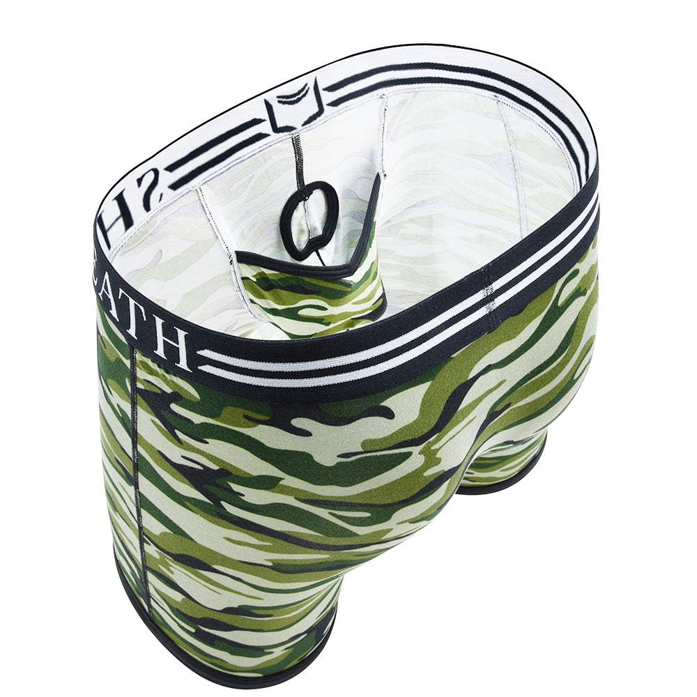 SHEATH 4.0 Polyester Camo Men's Pouch Boxer Brief 5" - SHEATH UNDERWEAR - Flyclothing LLC