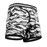 SHEATH 4.0 Polyester Camo Men's Pouch Boxer Brief 5" (4 Pack)