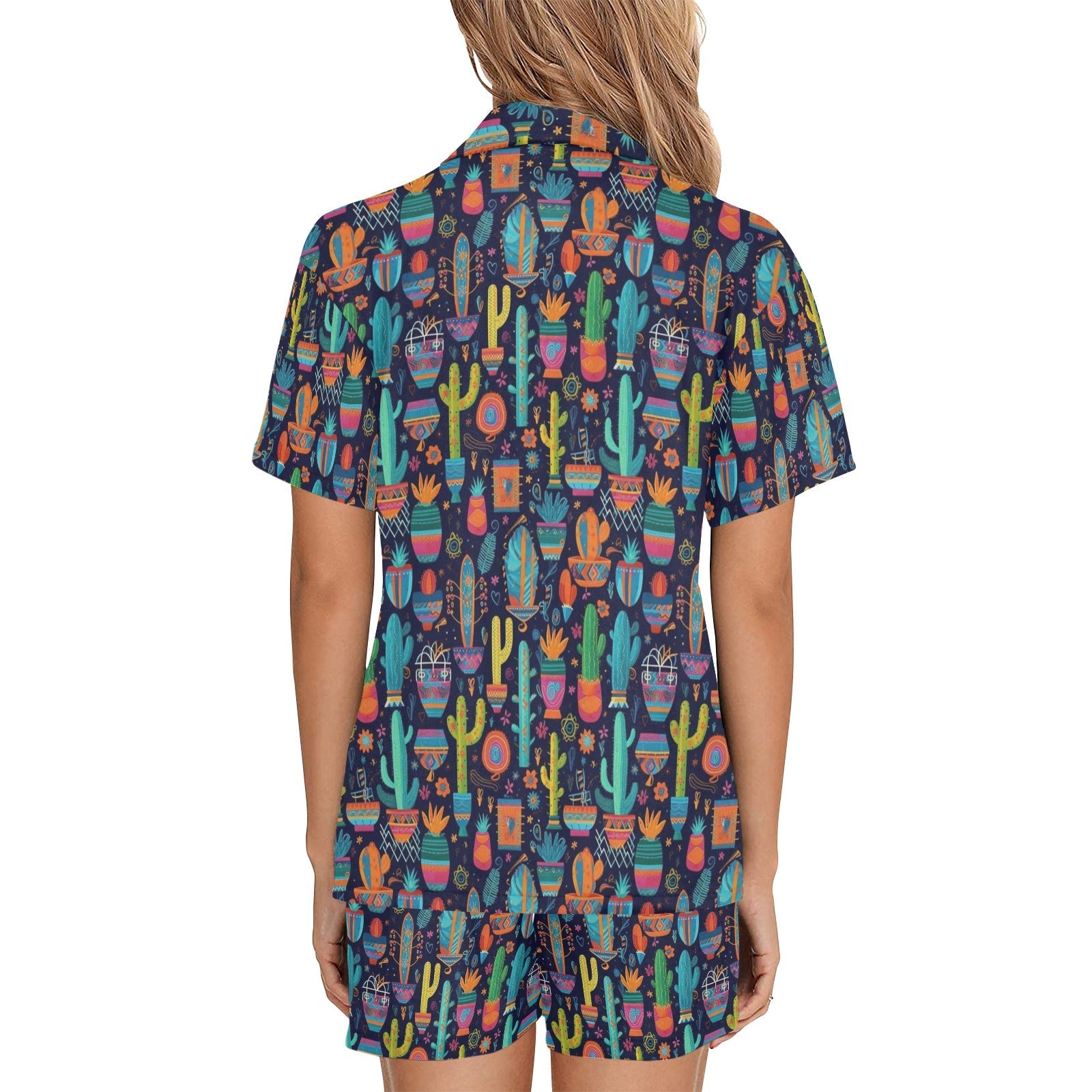 Baha Ranch Crazy Cactus Lady Women's Western Pajama Set