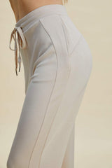 Basic Bae Full Size Air Scuba Drawstring High Waist Cropped Pants - Trendsi - Flyclothing LLC
