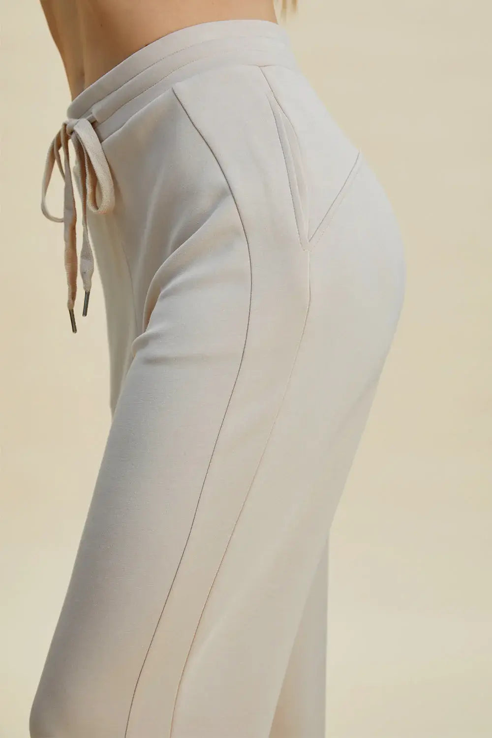 Basic Bae Full Size Air Scuba Drawstring High Waist Cropped Pants - ShopBasicbae - Flyclothing LLC