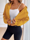 Ivy Lane Zip Up Dropped Shoulder Hooded Jacket - Trendsi - Flyclothing LLC