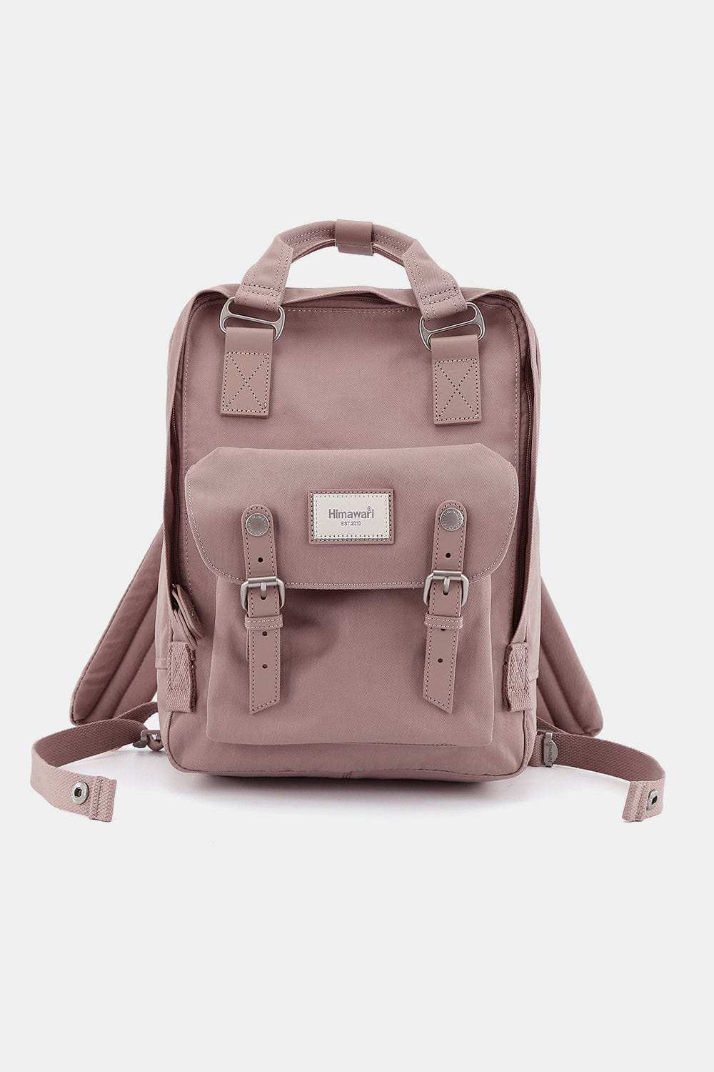 Himawari Contrast Waterproof Nylon Backpack Bag - Trendsi - Flyclothing LLC