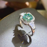 3 Carat Moissanite 925 Sterling Silver Ring - Trendsi