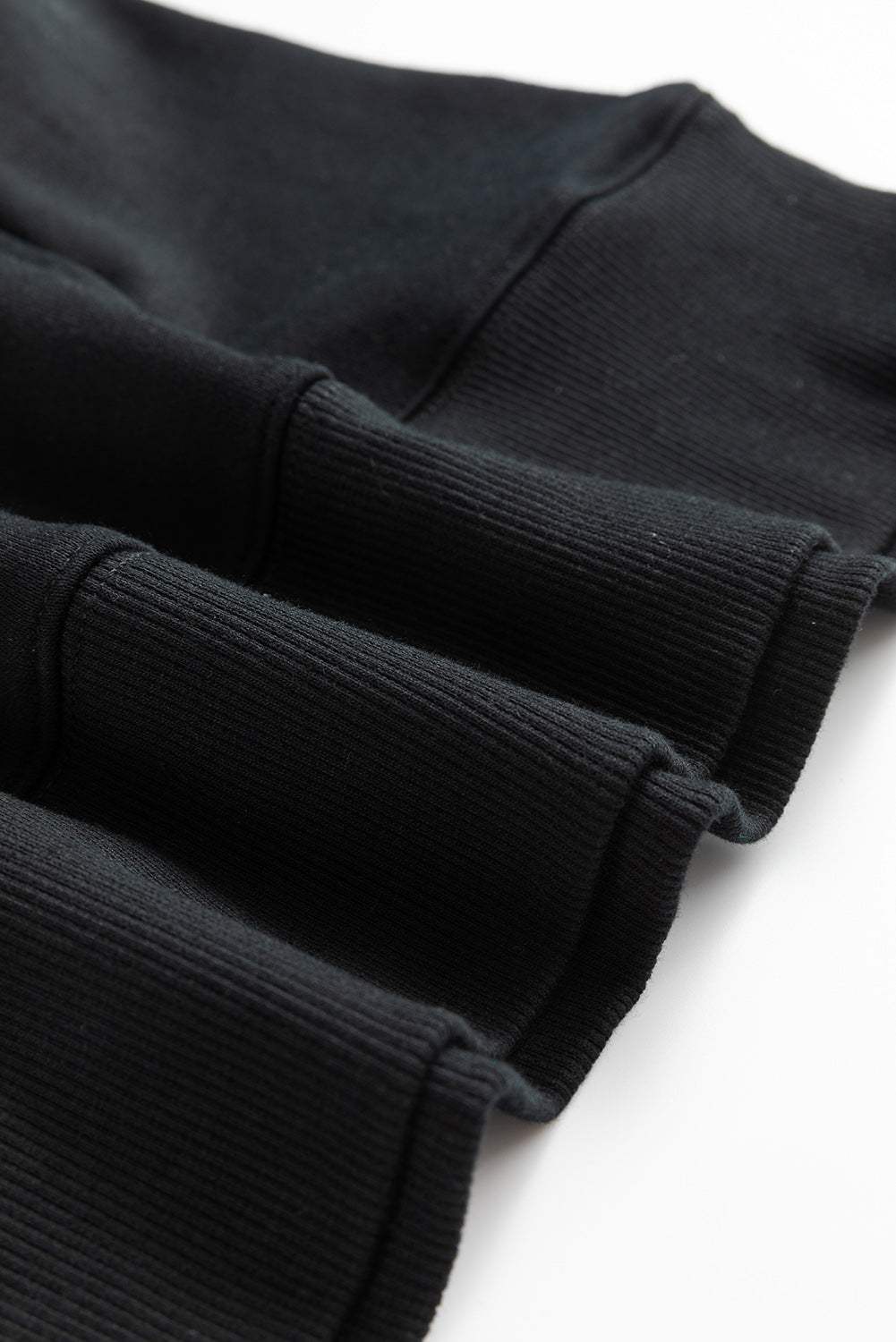 Solid Color Round Neck Long Sleeve Sweatshirt - Trendsi - Flyclothing LLC
