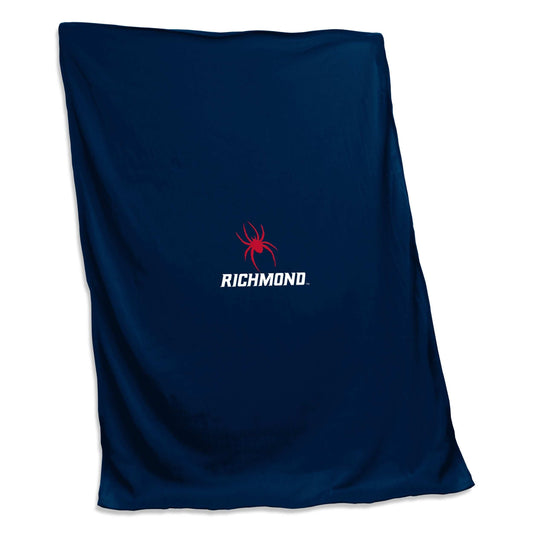 Richmond Navy Screened Sweatshirt Blanket f/ Primary Logo - Logo Brands - Flyclothing LLC