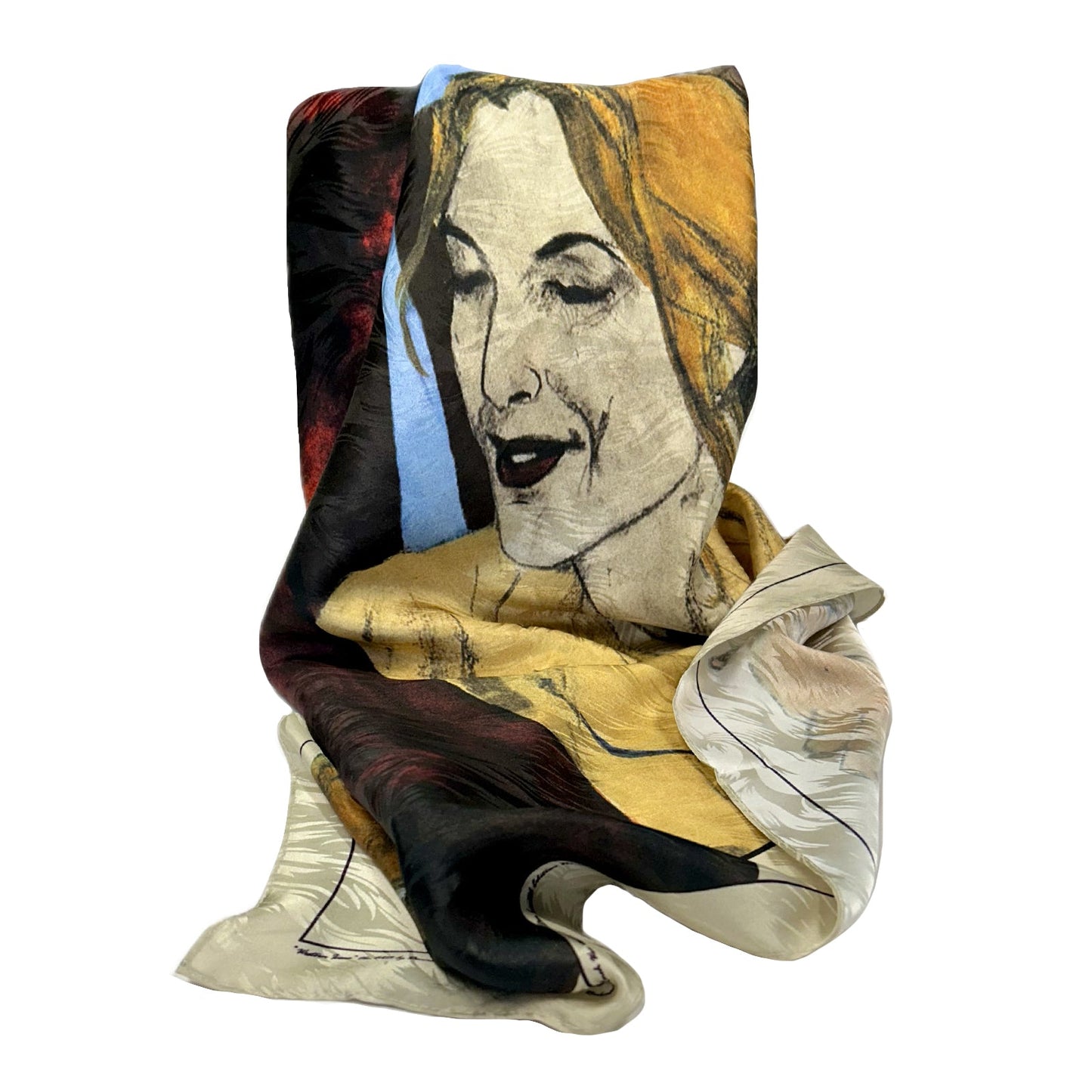 Rockmount Ranch Wear Limited-Edition Western Icons Silk Scarf by Donna Howell-Sickles - Rockmount Clothing - Flyclothing LLC