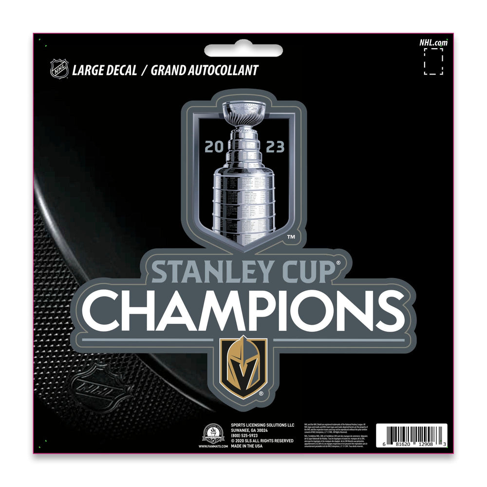 Vegas Golden Knights 2023 Stanley Cup Champions Large Decal Sticker - Vegas Golden Knights