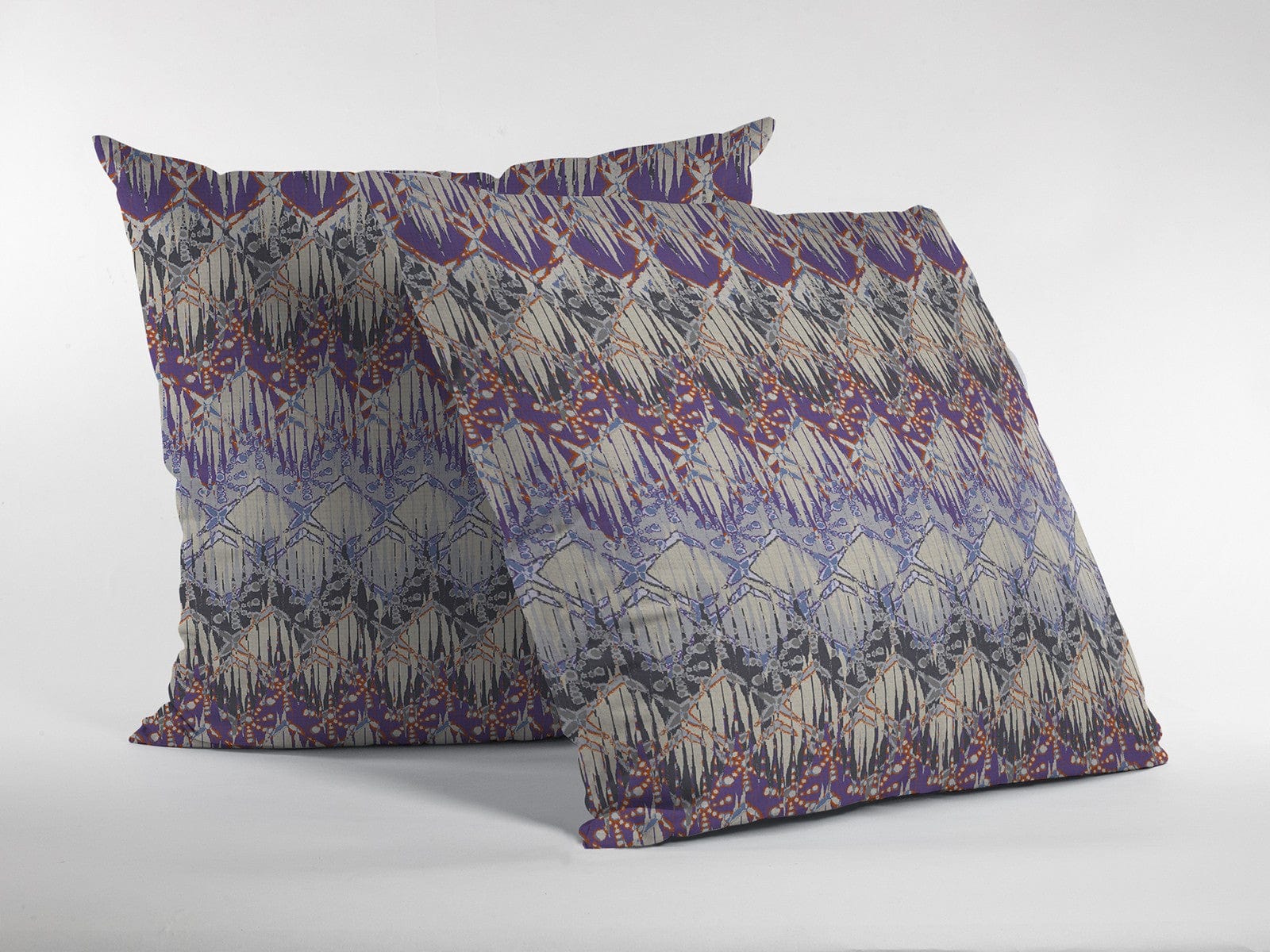 16” Magenta Cream Hatch Zippered Suede Throw Pillow - Homeroots