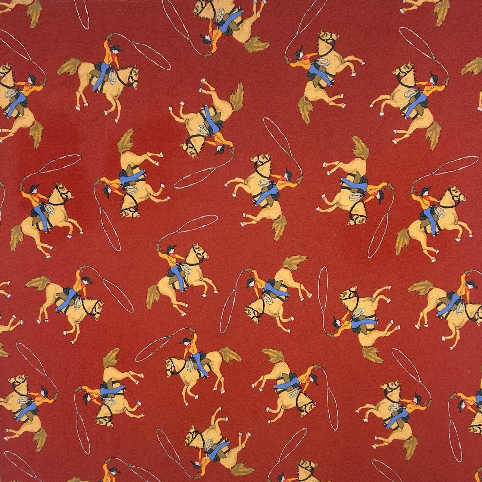 Rockmount Ranch Wear Red Ropers Western Cotton Bandana - Rockmount Clothing - Flyclothing LLC