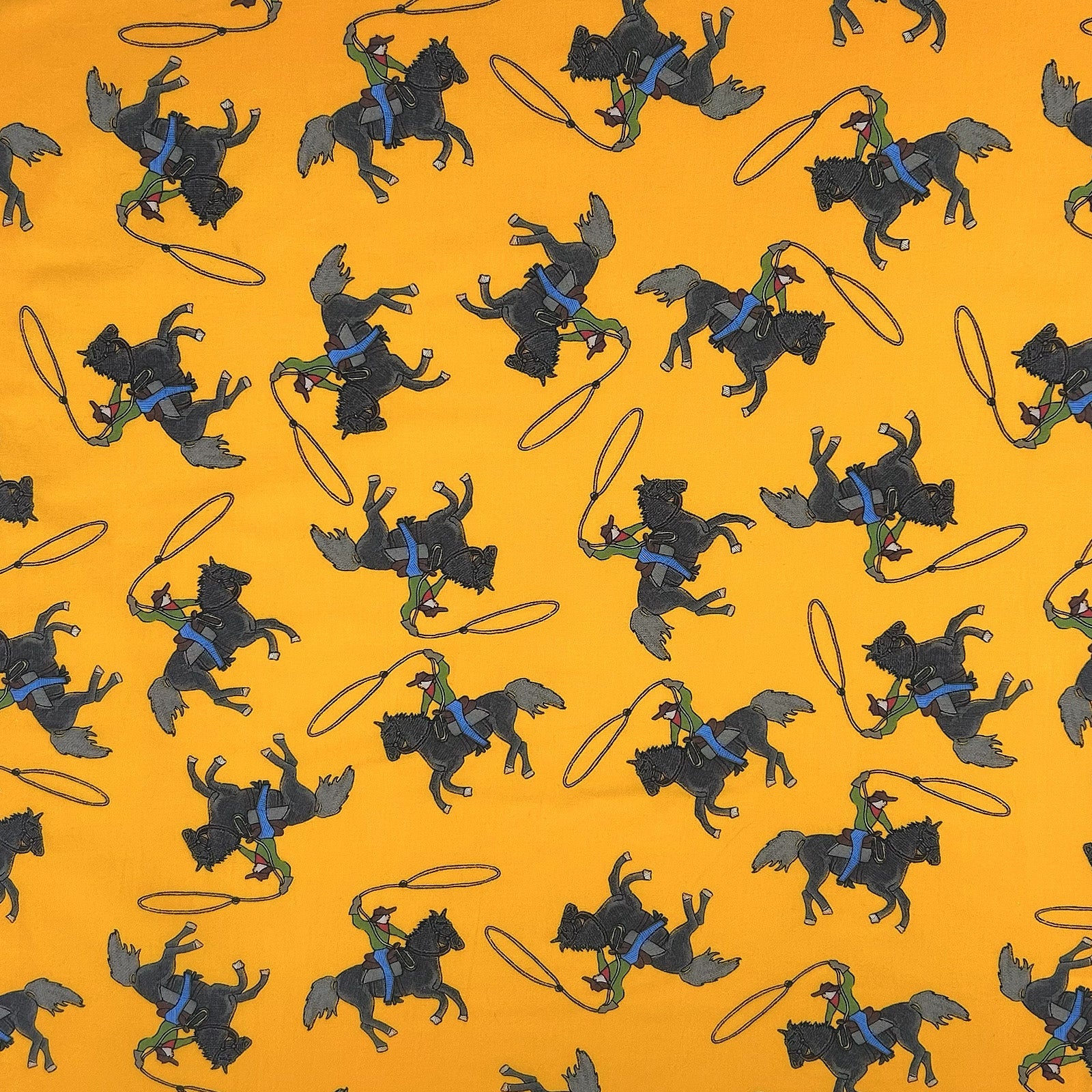 Rockmount Ranch Wear Yellow Ropers Western Cotton Bandana - Rockmount Clothing - Flyclothing LLC