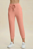 Basic Bae Full Size Air Scuba Drawstring High Waist Cropped Pants - Trendsi - Flyclothing LLC