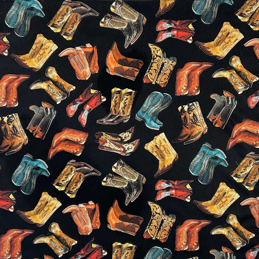 Rockmount Ranch Ware Cowboy Boots Western Cotton Bandana in Black - Rockmount Clothing - Flyclothing LLC