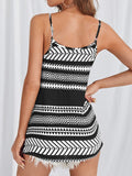 Printed Round Neck Tank - Trendsi