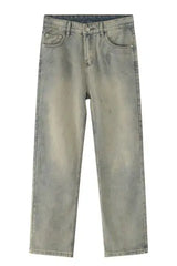 Straight Leg Jeans with Pockets - Trendsi - Flyclothing LLC