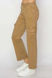 Risen Full Size High Rise Cargo Jeans - Trendsi - Flyclothing LLC