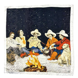 Rockmount Ranch Wear Limited-Edition Campfire Girls Silk Scarf by Donna Howell-Sickles - Rockmount Clothing - Flyclothing LLC