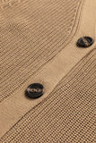 Button Up V-Neck Sweater Vest - Trendsi - Flyclothing LLC