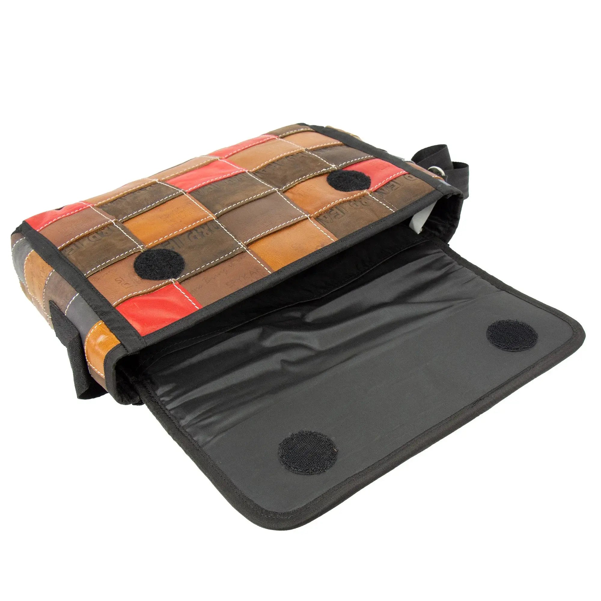 Leather Reclaimed Label Butler Bag - Beaurer Creations - Flyclothing LLC