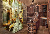 Romantic European Street Three Panel Room Divider Screen - Homeroots - Flyclothing LLC